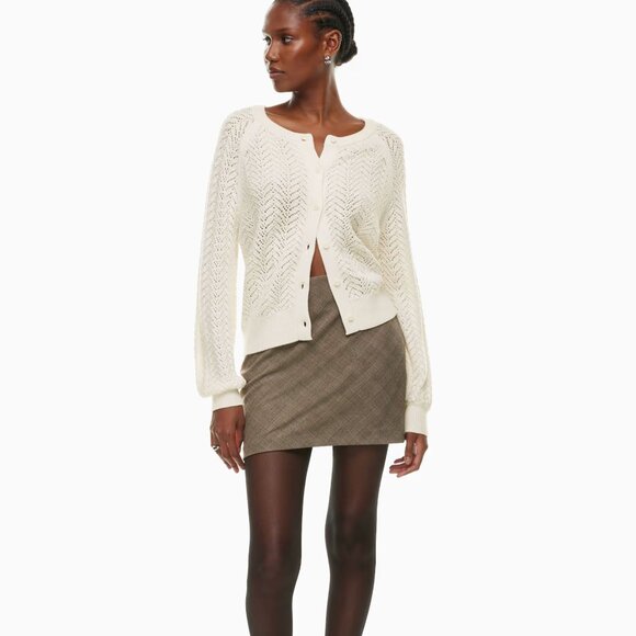 Aritzia Wilfred Merino Wool London Cardigan in Light Birch - Picture 11 of 13